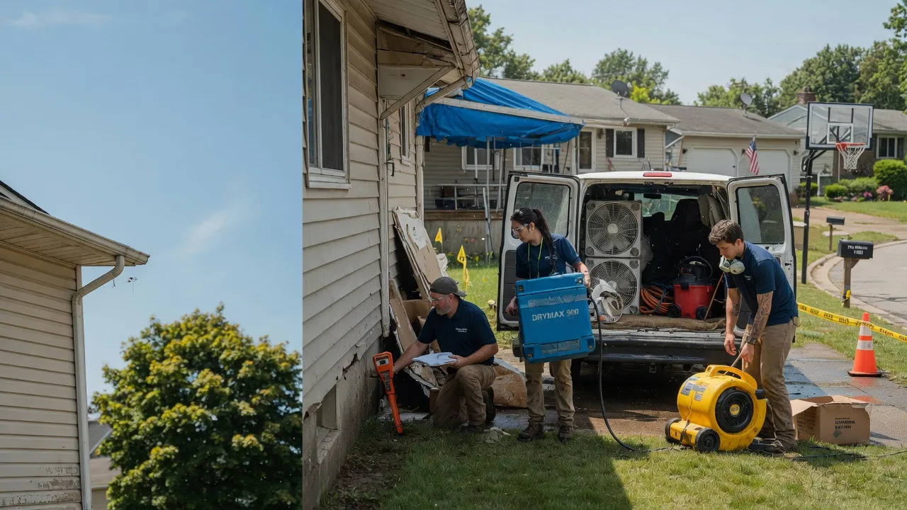 Ceiling Leak Cleanup in Rochester, MI near me